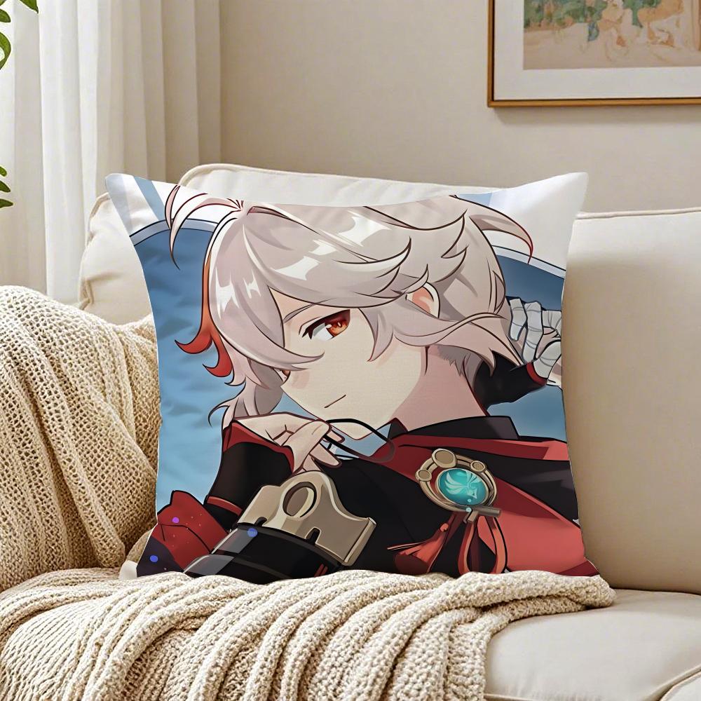 K-Kazuha Cushion Cover Pillowcase Anti-Dustmite Living Room Sofa Decor Cushion Room