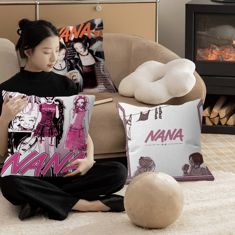 Anime NANA Pillow Anime Pillow Sofa Bed Head Pillow Cover Cushion Cover 45x45 cm Fashion