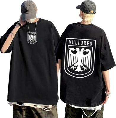 Rapper Kanye West Vultures Neues Musikalbum-Print-T-Shirt Unisex Unisex Hip Hop Übergroße Kurzarm Unisex Fashion Casual T-Shirts Unisex