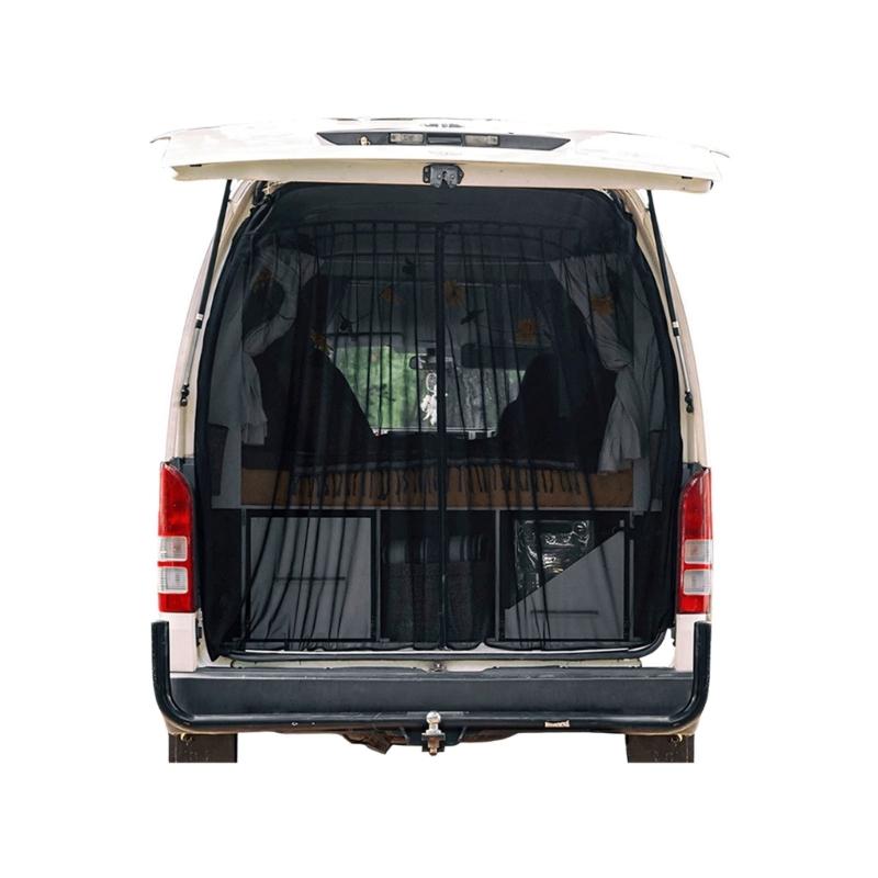 

Магнитная сетка на окно автомобиля 155x146 см, дышащая, отгоняет мух, пропускает воздух 1