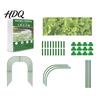 Set Rinforzato di Archi da Giardino Kit Rete per Aiuole Rialzate Copertura Fine per File Tunnel di Crescita Rete di Esclusione Piccoli Animali con Archi Clip Insetti