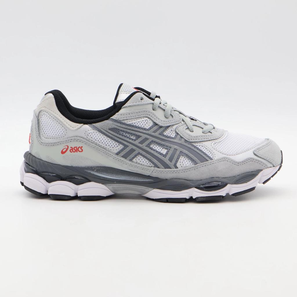 1201A789-102 Asics Gel-NYC White Steel Grey Red (Men's)