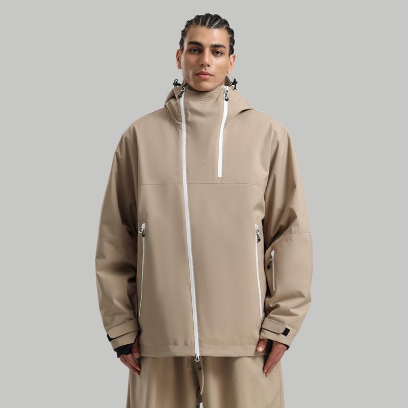 Men's and Women's Ski Jacket Snowboard Coat Waterproof Winter Baggy Snow Jackets with Hood Windproof Warm Insulation Outdoor Sports Skiing Jackets