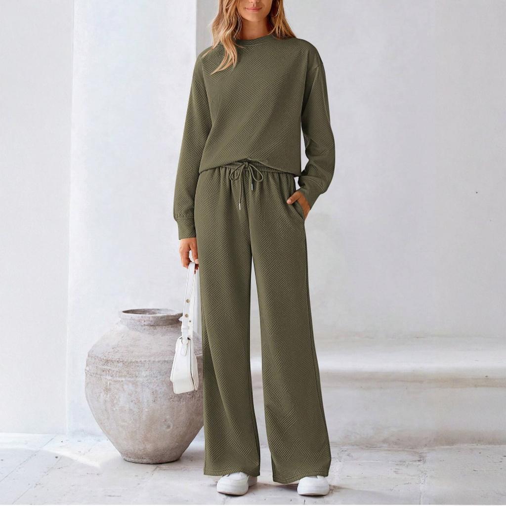 Two Piece Sets For Women Casual Loose Long Sleeve Shirts And High Waisted Drawstring Shorts Tracksuit Fall Outfits