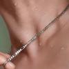 3mm NK Stainless Steel Chain Necklace Hip Hop Figaro Men Necklace Fashion Chain Jewelry Accessories