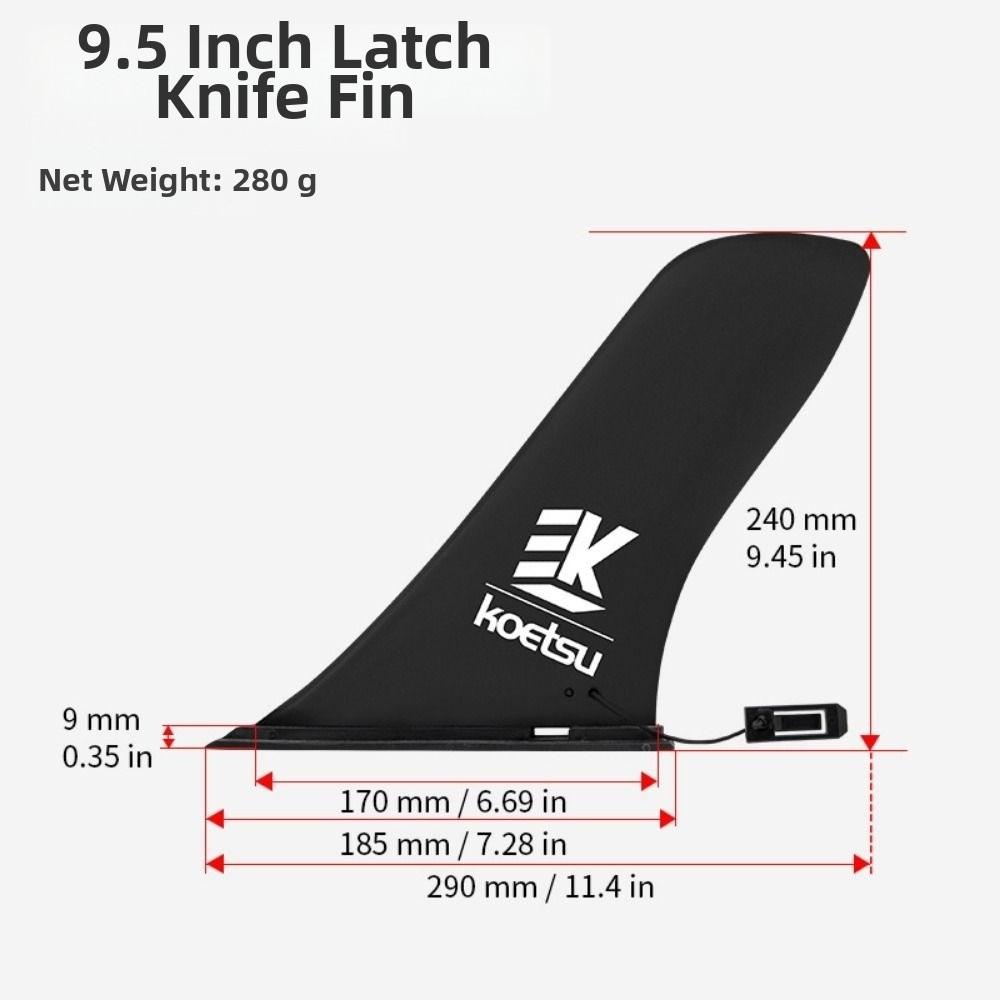 Multicolors Slide-in Surfboard Fin Nylon Stand Up Paddle New Detachable Surf Plate
