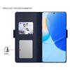 For Honor 400 Lite Case Stand PU Leather Phone Cover Card Holder Mirror