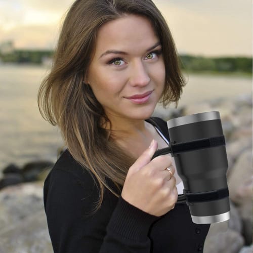 Yoelike - 5 Colors - Non-Slip Adjustable Tumbler Handle for 20oz To 40oz YETI, RTIC, Ozark Trail, Travel Mug, SIC, Rambler, Travel Cup, and All Other