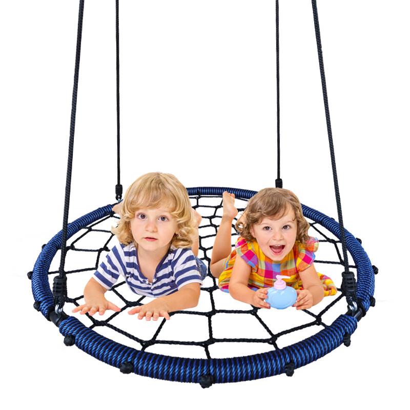 80cm Round Rainbow Bird Nest Swing