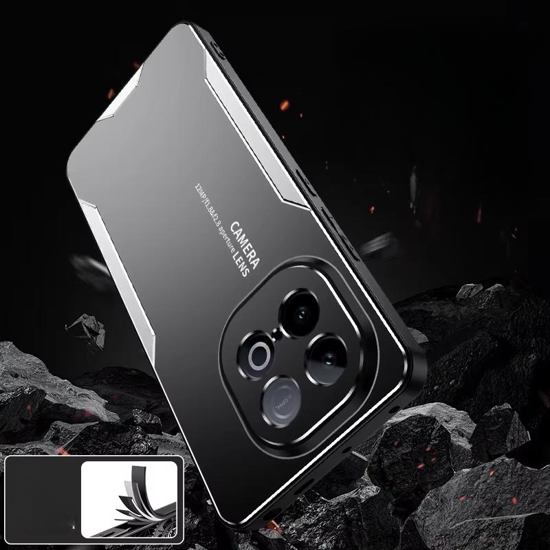 Για VIVO IQOO Z10 Turbo Pro Πολυτελές Μεταλλικό Αντικραδασμικό Bumper από Κράμα Αλουμινίου Προστασία Κάμερας Θήκη Πίσω Μέρους Τηλεφώνου για Iqoo Z10 Turbo Capa