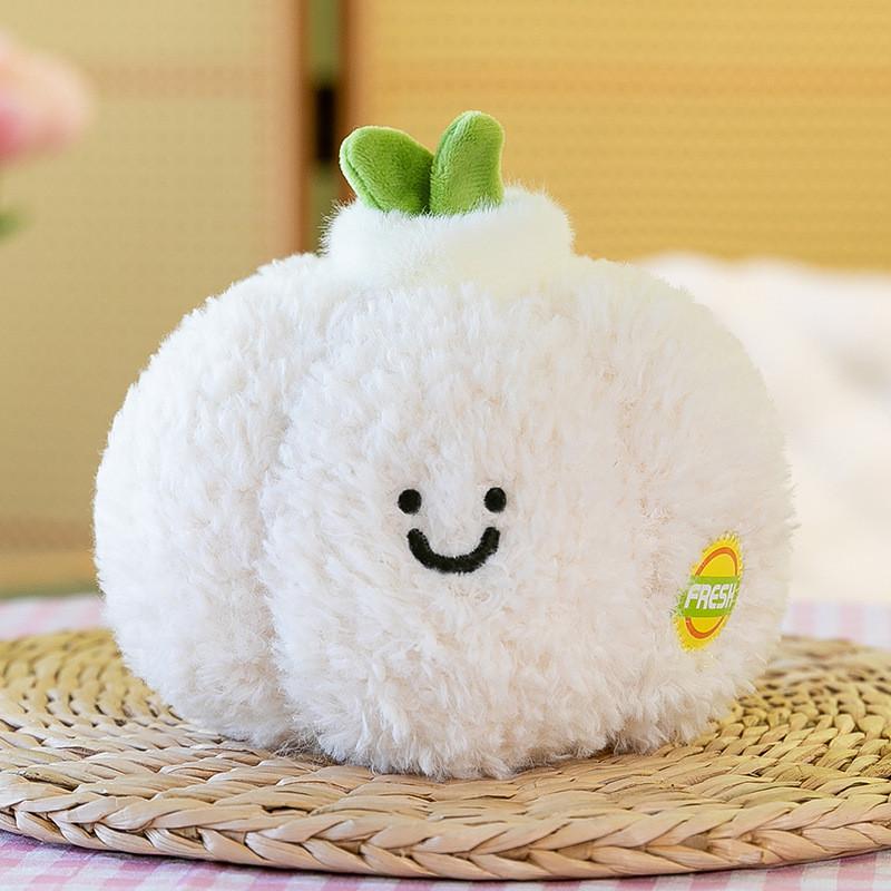 Soft Fruit Realistic Veggie Plushies Coral Fleece Stuffed Playroom Decor Gift
