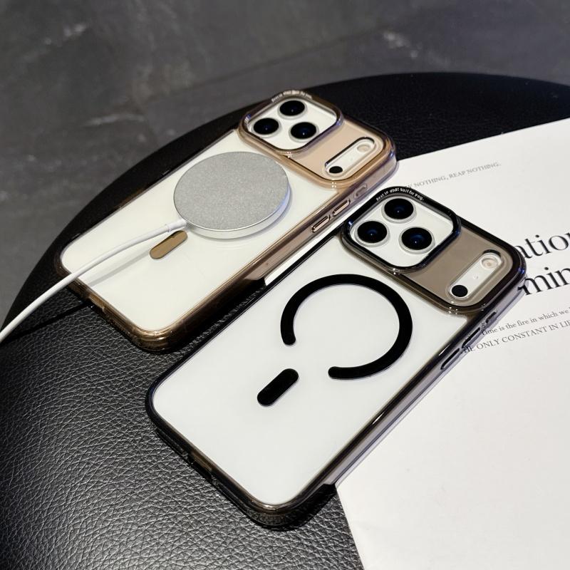 Luxury Ultra Thin Clear Acrylic For Magsafe Case for iPhone 17 Air 16 15 14 Plus 13 12 11 Pro Max Magnetic Wireless Charge Cover