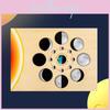 Wooden Solar System Puzzle With Planet And Moon Phases For Early Learning And Educational Play