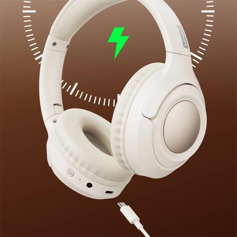 Noile căști Lenovo Th54 fără fir Bluetooth V5.4 Căști șocante pentru ascultare Apeluri HD Căști cu reducere activă a zgomotului