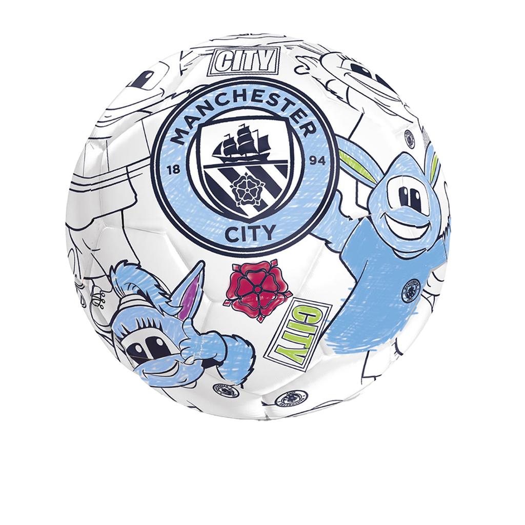 Manchester City FC Colour In Mini Football Set