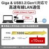 Buffalo Wired LAN Adapter Giga Type-C USB3.2 (Gen1) Compatible Japanese Manufacturer [macOS / iPhone15 / Nintendo Switch/iPad Operation Confirmed] Bla