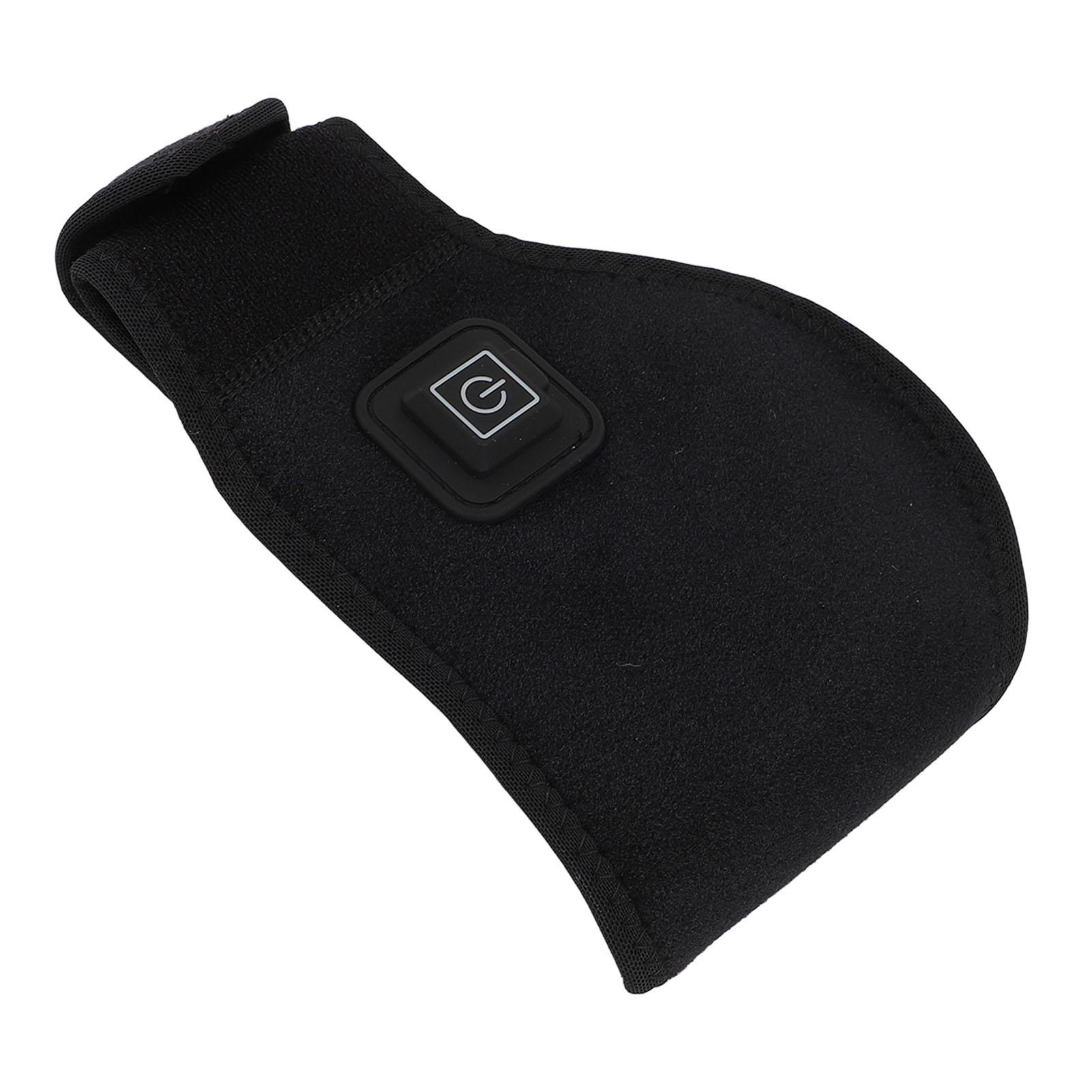 

USB Neck Heating Pad 3 Levels Temperature Hook Loop Fastener Adjustable Velvet Lining Heated Neck Brace Cervical Collar Warmer