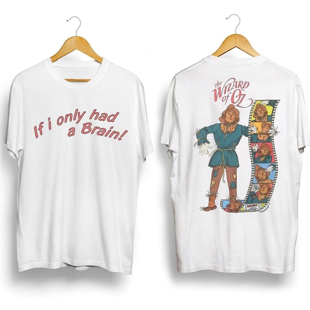 SALE - 90 S Hanes THE WIZARD OF OZ Character Print T-Shirt Unisex T-Shirt S