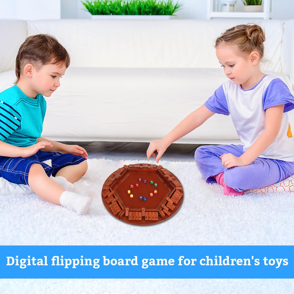 Number Flip Card Children's Toy Board Game Drinking Game Props Educational Party Leisure Entertainment