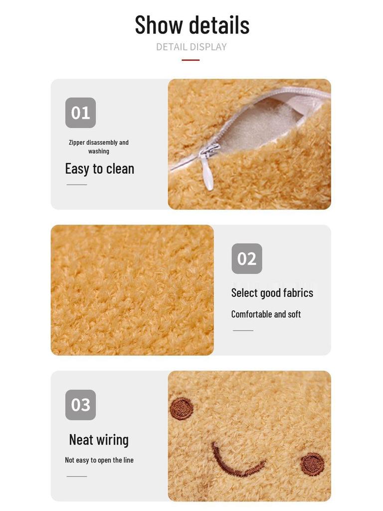 Adorable Baguette Plush Pillow: Large Food-Stuffed Toy for Sofa, Bed, or Backrest