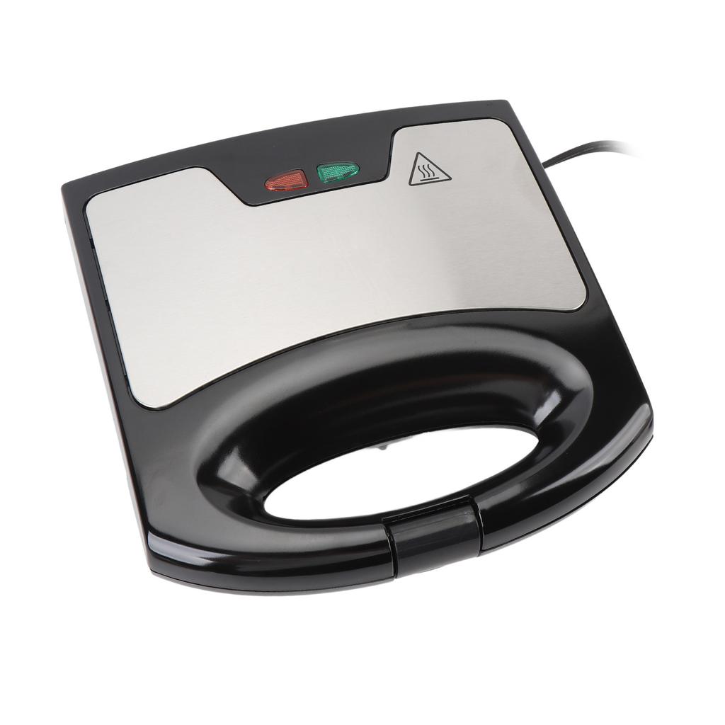 Máquina para hacer wafles eléctrica de 800 W, placa antiadherente, ahorro de espacio, compacta, pequeña parrilla eléctrica, ideal para