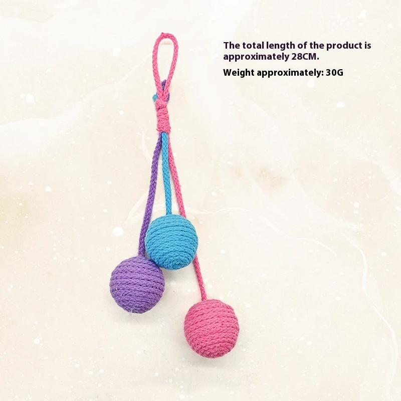 3-stöckiger Katzenspielturm Drehteller Rollkugelspielzeug Interaktives Intelligenz-Trainingsbahn Puzzle Lustige Spiele Zubehör