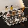 PET Bathroom Makeup Organizer 3 Tier Skin Care Product Storage Rack Durable Toy Display Rack  Home