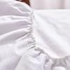 Striped Ruffled Lace Tablecloth Round Dust Proof Wrinkle Resistant Table Cover for Kitchen Party Dining Decoration Table Cloth
