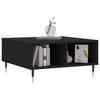 VidaXL Table basse noir 60x60x30 cm bois d'ingénierie 827029