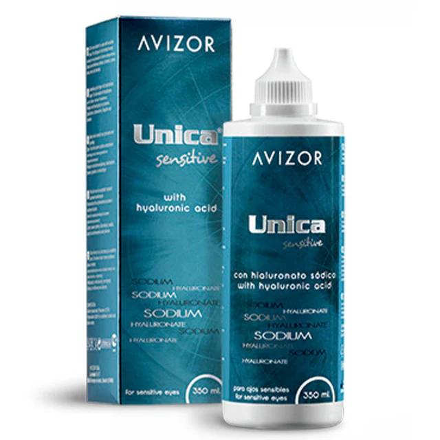 AVIZOR Unica Sensitive Contact Lens Solution with Hyaluronic Acid - 350ml