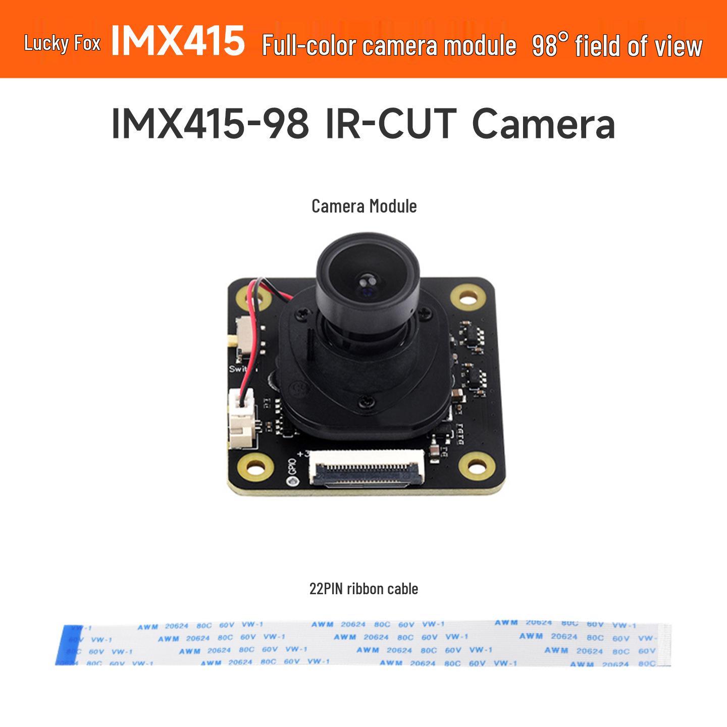 IMX415 8MP Camera Module: High SNR, Low Light, Low Distortion