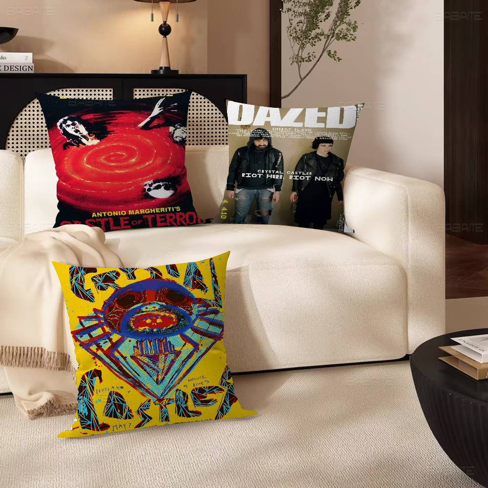 C-Crystal C-Castles Band Cushion Cover Polyester Sofa Cushions Decorative Throw Pillows Home Decoration Pillowcover