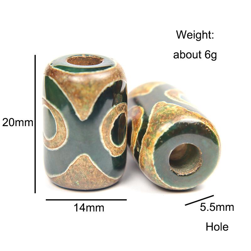 Tibetan 5,5 mm gaura cu trei ochi Dzi agat margele din piatra pandantiv umbrela franghie bricolaj bratari accesorii paracord margele farmec