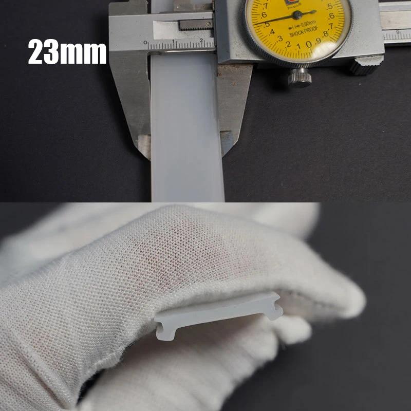 

1-20м Светодиодный Алюминиевый Профиль Силиконовый Рассеиватель Подвесной Светильник Силиконовый Абажур Гибкий Канал Силиконовая Крышка Аксессуары 1M