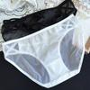 Damen Sexy Transparentes Netz-Unterwäsche Nahtlose Niedrig geschnittene Durchsichtige Slips Weiche Dehnbare Atmungsaktive Slips