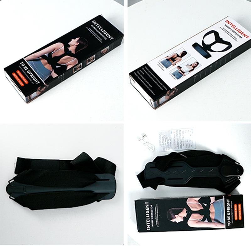 Smart LCD Keel Sitting Orthotics Anti-hunchback Adult Children Back Correction Vibration Induction Posture Strap