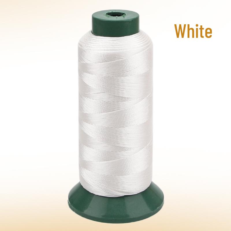 Sewing Machine & Handcraft Thread: High-Strength Mercerized Nylon for Upholstery, Leather, and Jeans