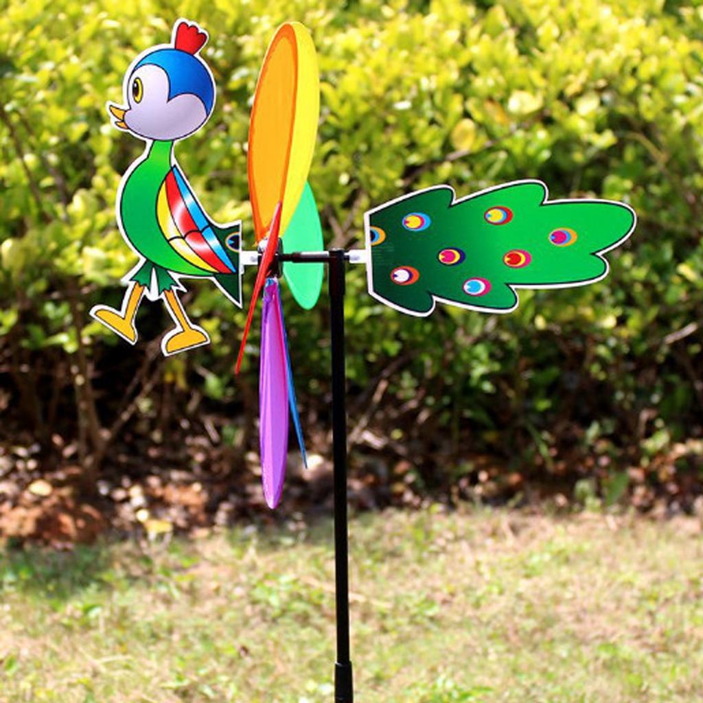 Vane Colorful Windmill Chime Whirligig Rotator Toys Children