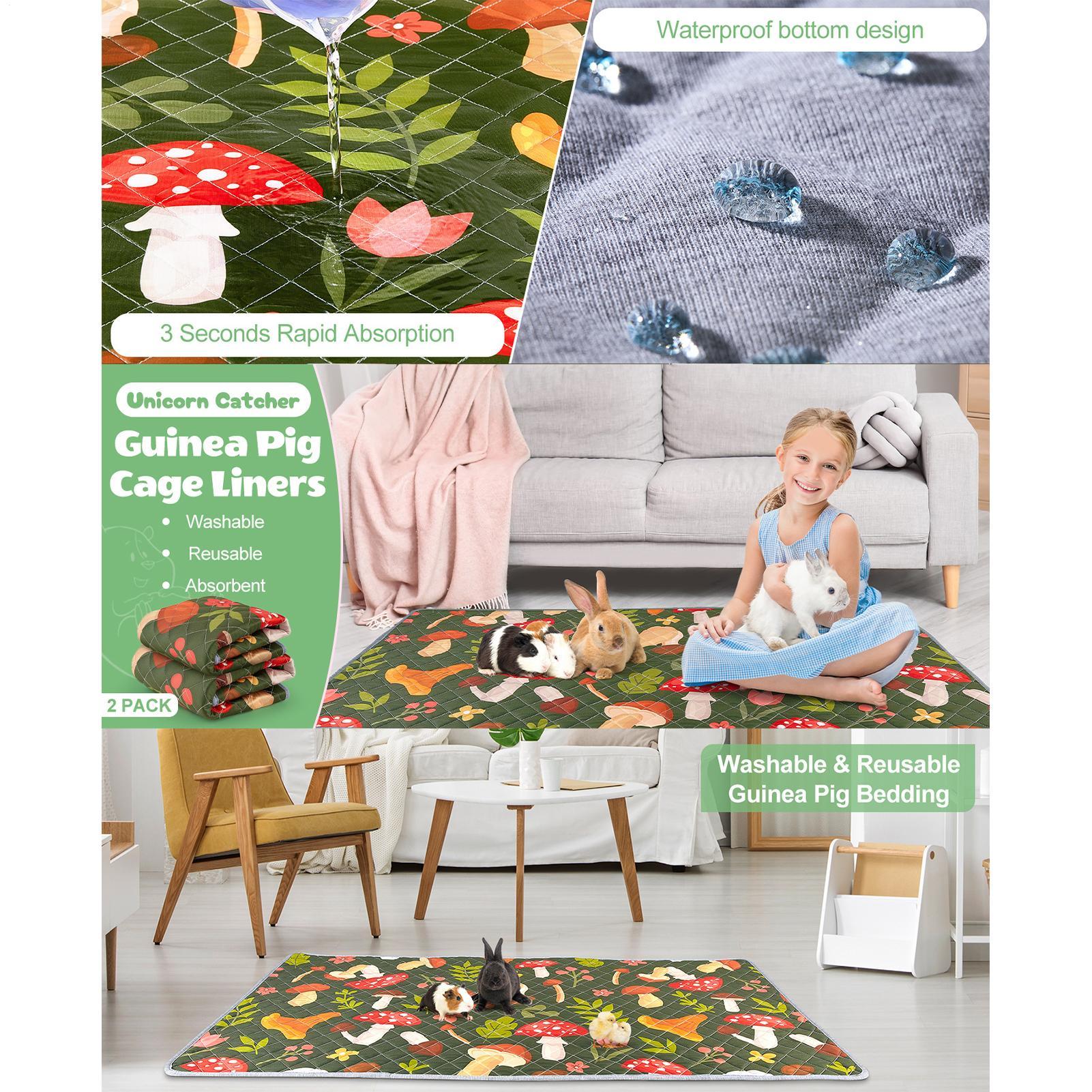 

Cage Liner Absorbent Washable Training Pad Pee Pads For Small Animal Habitat Bunny Hamster Hedgehog Chinchilla Enclosure Pet China Mainland