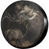 Majestic Elk Bugling Spare Tire Cover Durable Polyester Waterproof Vehicle Accessory