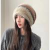 Warm Ear Protection Hat Knitted Hooded Hat New Beanies Cap  Autumn Winter