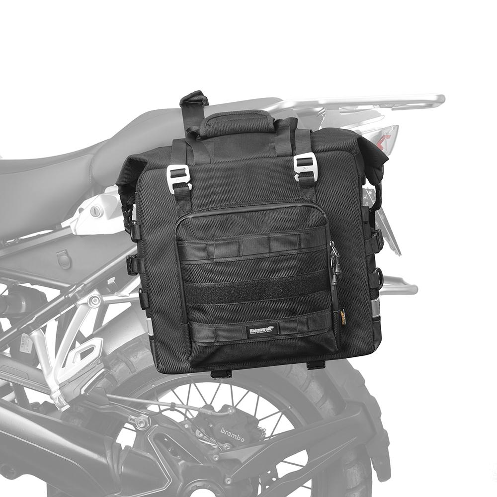 Rhinowalk Waterproof Motorcycle Saddle Bag Quick Release Luggage Bag Large Capacity Side Storage