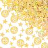 Xo, Fetti Gold Disco Foil Confetti - 200 Pc | Birthday Party Accessory, Bachelorette Favor, Boogie DIY Activity, Bday Decoration, Glitter Table
