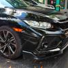 For Honda Civic X FC FK 10th Gen 2016 2017 2018 2019 2020 2021 Car Front Spoiler Splitter Lip Body Decoration Modification Kit