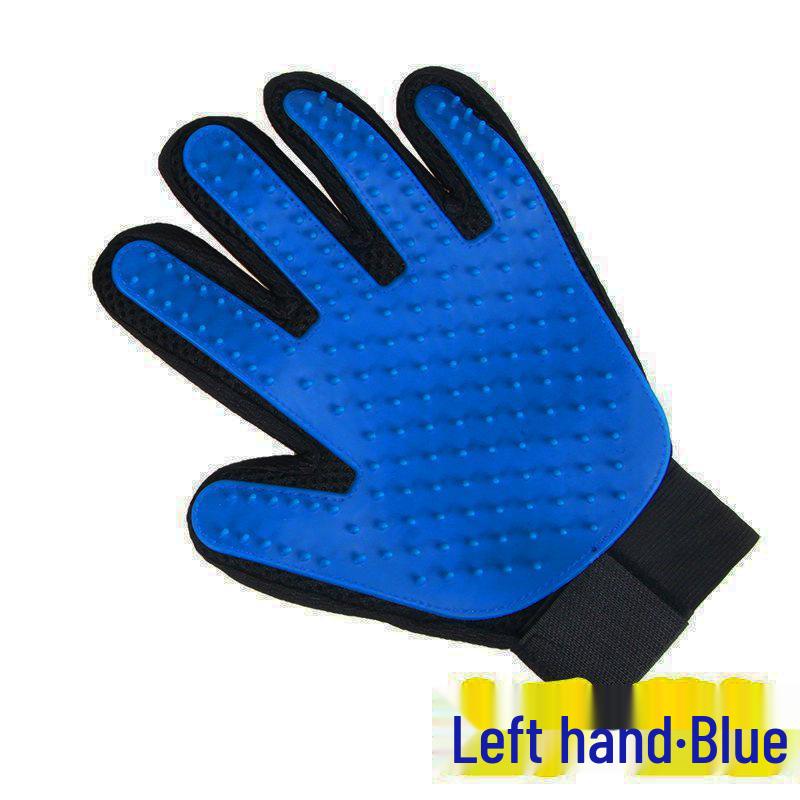 Silicone Cat & Dog Grooming Massage Gloves for Hair Removal