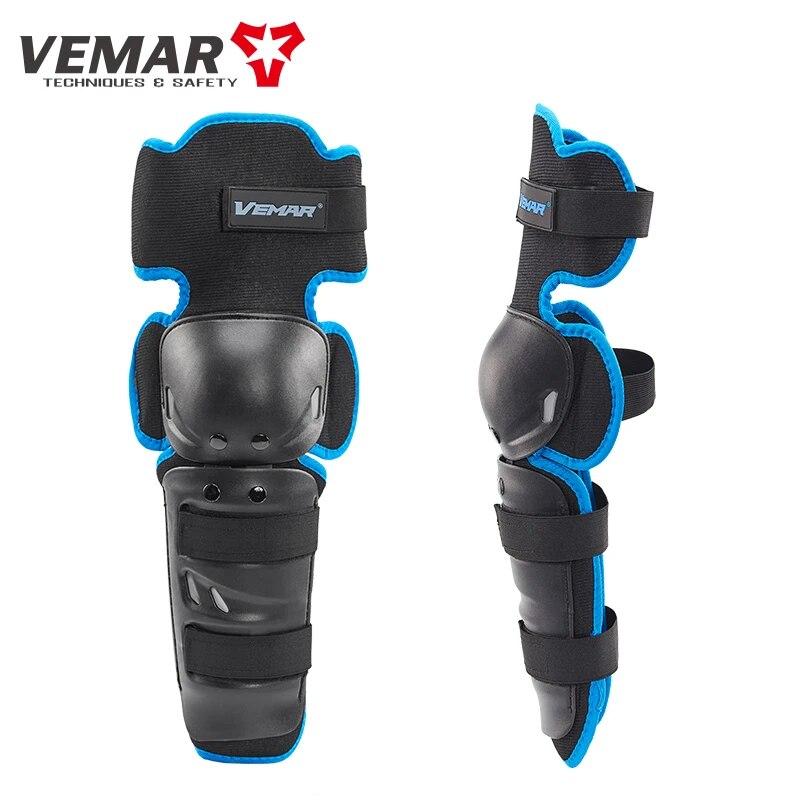 Ochraniacze na kolana motocyklowe VEMAR chroniące przed upadkiem w terenie