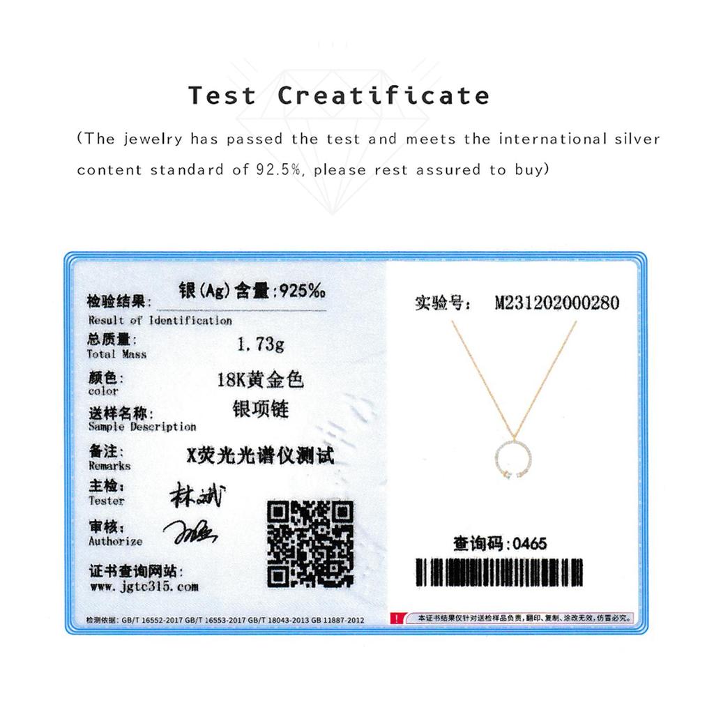 ANDYWEN New 925 Sterling Silver Gold Cirque Zircon Pendant Necklace Women 2023 Wedding Luxury Fine Jewelry Gift