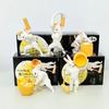 Rabbit Making Rice Cake Blind Box Muscular Rabbit Figure Toy Ornament Surprise Mystery Box Gifts