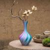 Gradient Color Modern Twisted Flower Bottle Decorative Flowerpot  Home Desktop Decorations