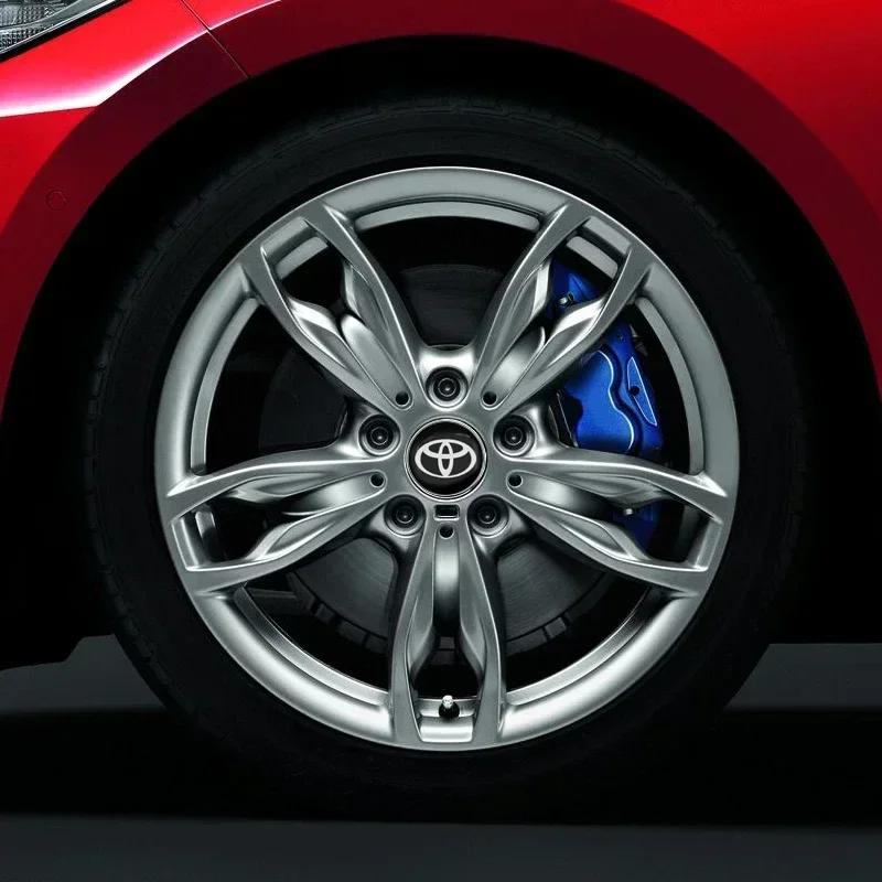 4pcs 60mm Car Wheel Center Hub Center Cap Rim Hub Dustproof Cover Emblemem For Toyota Camry Corolla Yaris Chr Auris Avensis T25